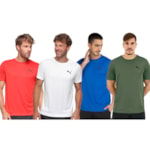 Kit 4 Camisetas Puma Active Small Logo Masculina