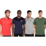 Kit 4 Camisetas Puma Active Small Logo Masculina