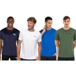 Kit 4 Camisetas Puma Active Small Logo Masculina