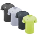 Kit 4 Camisetas Topper Faster Masculina