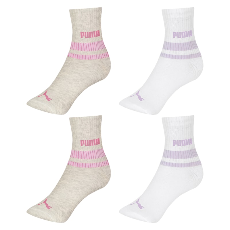 Kit 4 Pares de Meias Puma Esportiva Feminina