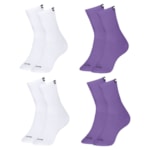 Kit 4 Pares De Meias Puma Esportiva Feminina