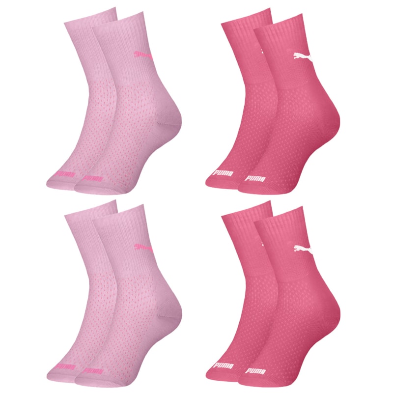 Kit 4 Pares De Meias Puma Esportiva Feminina