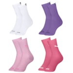 Kit 4 Pares De Meias Puma Esportiva Feminina