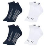 Kit 4 Pares De Meias Puma Esportiva Masculina