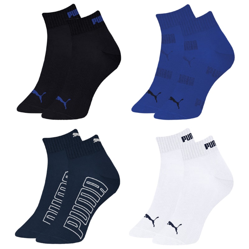 Kit 4 Pares De Meias Puma Esportiva Masculina