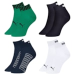 Kit 4 Pares De Meias Puma Esportiva Masculina