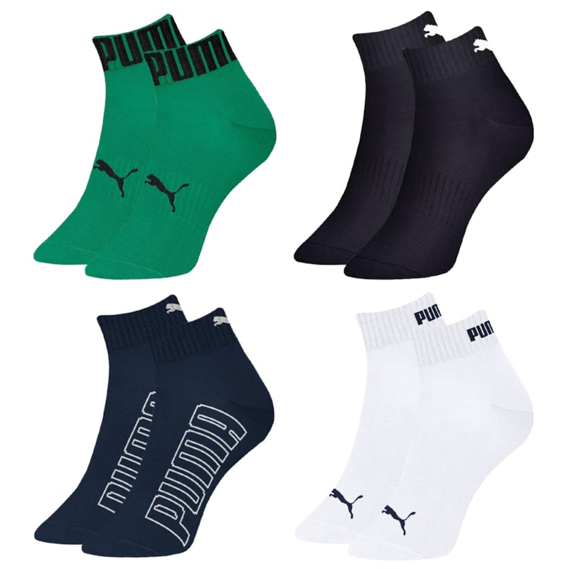 Kit 4 Pares De Meias Puma Esportiva Masculina