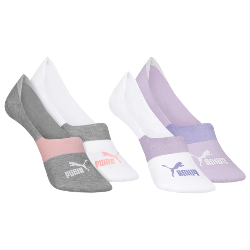 Kit 4 Pares de Meias Puma Sapatilha Invisível Feminina