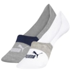 Kit 4 Pares de Meias Puma Sapatilha Invisível Masculina