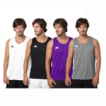 Kit 4 Regatas Kappa Basic Masculina