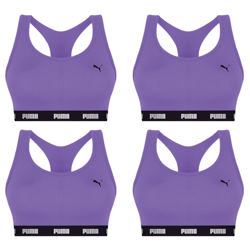 Kit 4 Tops Puma Nadador Com Bojo Feminino