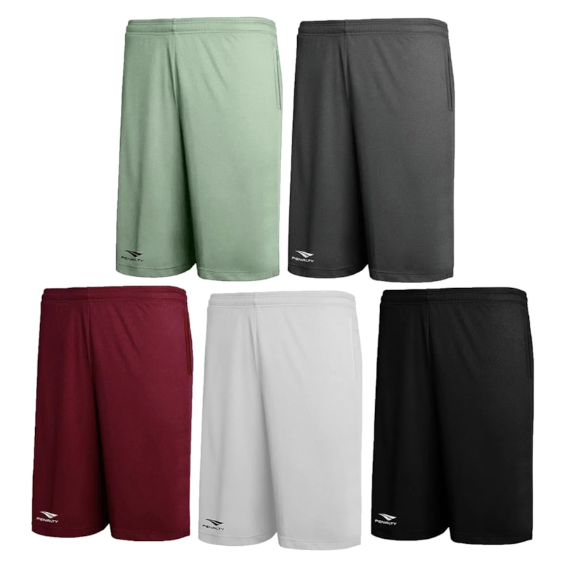 Kit 5 Bermudas Penalty X Masculina