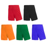 Kit 5 Calções PMC Futebol Infantil