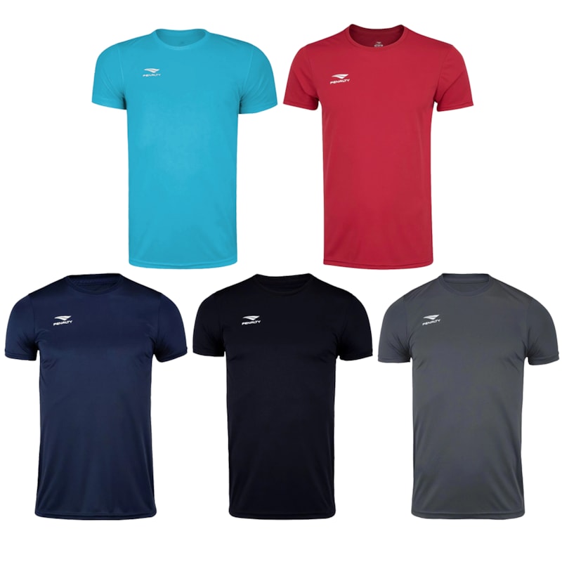 Kit 5 Camisetas Penalty X Plus Size Masculina Kit 5 Camisetas Penalty X Plus Size Masculina