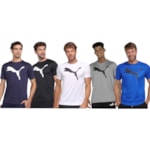 Kit 5 Camisetas Puma Active Big Logo Masculina