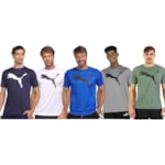 Kit 5 Camisetas Puma Active Big Logo Masculina