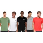 Kit 5 Camisetas Puma Active Small Logo Masculina