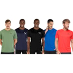 Kit 5 Camisetas Puma Active Small Logo Masculina