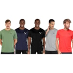 Kit 5 Camisetas Puma Active Small Logo Masculina