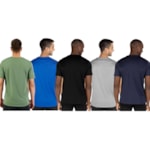 Kit 5 Camisetas Puma Active Small Logo Masculina