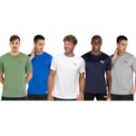 Kit 5 Camisetas Puma Active Small Logo Masculina