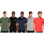 Kit 5 Camisetas Puma Active Small Logo Masculina