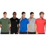 Kit 5 Camisetas Puma Active Small Logo Masculina