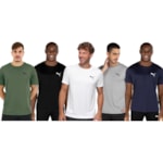 Kit 5 Camisetas Puma Active Small Logo Masculina