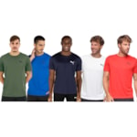 Kit 5 Camisetas Puma Active Small Logo Masculina