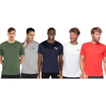 Kit 5 Camisetas Puma Active Small Logo Masculina