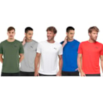 Kit 5 Camisetas Puma Active Small Logo Masculina