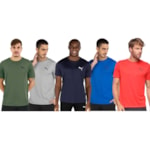 Kit 5 Camisetas Puma Active Small Logo Masculina