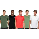 Kit 5 Camisetas Puma Active Small Logo Masculina