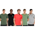 Kit 5 Camisetas Puma Active Small Logo Masculina