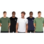 Kit 5 Camisetas Puma Active Small Logo Masculina