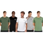 Kit 5 Camisetas Puma Active Small Logo Masculina