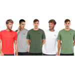 Kit 5 Camisetas Puma Active Small Logo Masculina