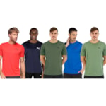 Kit 5 Camisetas Puma Active Small Logo Masculina