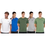 Kit 5 Camisetas Puma Active Small Logo Masculina