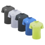 Kit 5 Camisetas Topper Faster Masculina