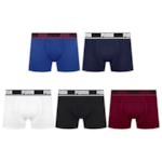 Kit 5 Cuecas Boxer Puma Cotton Masculina