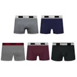 Kit 5 Cuecas Boxer Puma Cotton Masculina