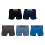 Kit 5 Cuecas Boxer Puma Sem Costura Masculina