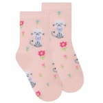 Kit 5 Pares de Meia Selene Meninas Infantil