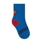 Kit 5 Pares de Meias Selene Liga da Justiça Infantil