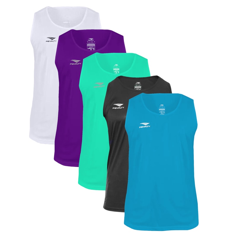 Kit 5 Regatas Penalty X Masculino Kit 5 Regatas Penalty X Masculino