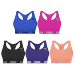 Kit 5 Tops Puma Nadador Sem Costura Feminino