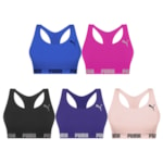 Kit 5 Tops Puma Nadador Sem Costura Feminino