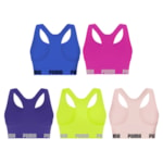 Kit 5 Tops Puma Nadador Sem Costura Feminino